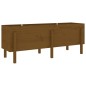 vidaXL Arriate elevado de jardín madera pino marrón miel 160x50x57 cm vidaXL Arriate elevado de jardín madera pino marrón miel 160x50x57 cm