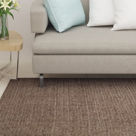 vidaXL Alfombra de sisal natural marrón 80x350 cm