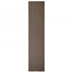 vidaXL Alfombra de sisal natural marrón 80x350 cm