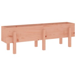 vidaXL Arriate elevado jardín madera maciza abeto Douglas 121x30x38 cm