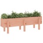 vidaXL Arriate elevado jardín madera maciza abeto Douglas 121x30x38 cm vidaXL Arriate elevado jardín madera maciza abeto Douglas 121x30x38 cm