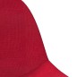 vidaXL Sillas de comedor giratorias 2 unidades tela rojo vino tinto 