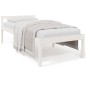 vidaXL Cama para personas mayores madera maciza pino blanca 90x200 cm vidaXL Cama para personas mayores madera maciza pino blanca 90x200 cm