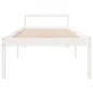 vidaXL Cama para personas mayores madera maciza pino blanca 90x200 cm vidaXL Cama para personas mayores madera maciza pino blanca 90x200 cm