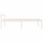 vidaXL Cama para personas mayores madera maciza pino blanca 90x200 cm vidaXL Cama para personas mayores madera maciza pino blanca 90x200 cm