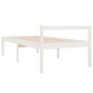 vidaXL Cama para personas mayores madera maciza pino blanca 90x200 cm vidaXL Cama para personas mayores madera maciza pino blanca 90x200 cm