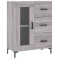 vidaXL Aparador de madera de ingeniería gris Sonoma 69,5x34x90 cm vidaXL Aparador de madera de ingeniería gris Sonoma 69,5x34x90 cm