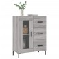 vidaXL Aparador de madera de ingeniería gris Sonoma 69,5x34x90 cm vidaXL Aparador de madera de ingeniería gris Sonoma 69,5x34x90 cm
