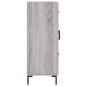 vidaXL Aparador de madera de ingeniería gris Sonoma 69,5x34x90 cm vidaXL Aparador de madera de ingeniería gris Sonoma 69,5x34x90 cm