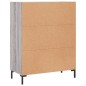 vidaXL Aparador de madera de ingeniería gris Sonoma 69,5x34x90 cm vidaXL Aparador de madera de ingeniería gris Sonoma 69,5x34x90 cm