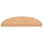 vidaXL Alfombrilla autoadhesiva escalera sisal 15uds naranja 56x17x3cm vidaXL Alfombrilla autoadhesiva escalera sisal 15uds naranja 56x17x3cm