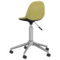 vidaXL Sillas de comedor giratorias 2 unidades tela verde vidaXL Sillas de comedor giratorias 2 unidades tela verde