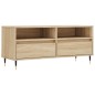 vidaXL Mueble de TV madera contrachapada roble Sonoma 100x34,5x44,5 cm