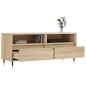 vidaXL Mueble de TV madera contrachapada roble Sonoma 100x34,5x44,5 cm