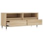 vidaXL Mueble de TV madera contrachapada roble Sonoma 100x34,5x44,5 cm