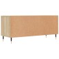 vidaXL Mueble de TV madera contrachapada roble Sonoma 100x34,5x44,5 cm