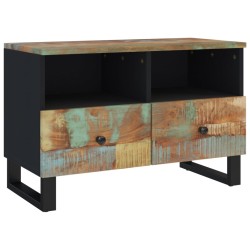 vidaXL Mueble de TV madera maciza reciclada 70x33x46 cm