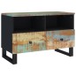 vidaXL Mueble de TV madera maciza reciclada 70x33x46 cm