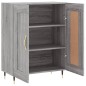 vidaXL Aparador de madera de ingeniería gris Sonoma 69,5x34x90 cm