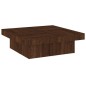 vidaXL Mesa de centro de madera contrachapada roble marrón 90x90x28 cm vidaXL Mesa de centro de madera contrachapada roble marrón 90x90x28 cm