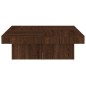 vidaXL Mesa de centro de madera contrachapada roble marrón 90x90x28 cm vidaXL Mesa de centro de madera contrachapada roble marrón 90x90x28 cm