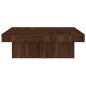 vidaXL Mesa de centro de madera contrachapada roble marrón 90x90x28 cm vidaXL Mesa de centro de madera contrachapada roble marrón 90x90x28 cm