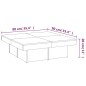 vidaXL Mesa de centro de madera contrachapada roble marrón 90x90x28 cm vidaXL Mesa de centro de madera contrachapada roble marrón 90x90x28 cm