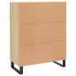 vidaXL Aparador de madera de ingeniería roble Sonoma 69,5x34x90 cm vidaXL Aparador de madera de ingeniería roble Sonoma 69,5x34x90 cm