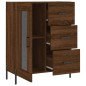 vidaXL Aparador de madera de ingeniería marrón roble 69,5x34x90 cm