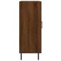 vidaXL Aparador de madera de ingeniería marrón roble 69,5x34x90 cm