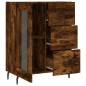 vidaXL Aparador de madera de ingeniería roble ahumado 69,5x34x90 cm vidaXL Aparador de madera de ingeniería roble ahumado 69,5x34x90 cm