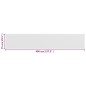 vidaXL Toldo para balcón HDPE 75x400 cm blanco