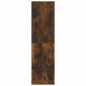 vidaXL Muebles TV de pared 2 uds color roble ahumado 30,5x30x110 cm vidaXL Muebles TV de pared 2 uds color roble ahumado 30,5x30x110 cm