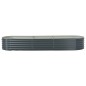 vidaXL Arriate de acero galvanizado gris 320x80x44 cm vidaXL Arriate de acero galvanizado gris 320x80x44 cm