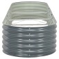 vidaXL Arriate de acero galvanizado gris 320x80x44 cm vidaXL Arriate de acero galvanizado gris 320x80x44 cm