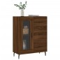 vidaXL Aparador de madera de ingeniería marrón roble 69,5x34x90 cm vidaXL Aparador de madera de ingeniería marrón roble 69,5x34x90 cm