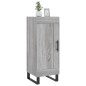 vidaXL Aparador madera de ingeniería gris Sonoma 34,5x34x90 cm vidaXL Aparador madera de ingeniería gris Sonoma 34,5x34x90 cm