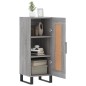vidaXL Aparador madera de ingeniería gris Sonoma 34,5x34x90 cm vidaXL Aparador madera de ingeniería gris Sonoma 34,5x34x90 cm