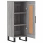 vidaXL Aparador madera de ingeniería gris Sonoma 34,5x34x90 cm vidaXL Aparador madera de ingeniería gris Sonoma 34,5x34x90 cm