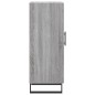 vidaXL Aparador madera de ingeniería gris Sonoma 34,5x34x90 cm vidaXL Aparador madera de ingeniería gris Sonoma 34,5x34x90 cm