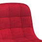 vidaXL Sillas de comedor giratorias 2 unidades tela rojo tinto vidaXL Sillas de comedor giratorias 2 unidades tela rojo tinto