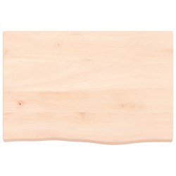 vidaXL Estante de pared madera maciza roble sin tratar 60x40x(2-4) cm