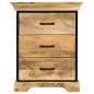 vidaXL Mueble con cajones madera maciza de mango 60x30x75 cm vidaXL Mueble con cajones madera maciza de mango 60x30x75 cm