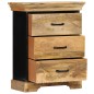 vidaXL Mueble con cajones madera maciza de mango 60x30x75 cm vidaXL Mueble con cajones madera maciza de mango 60x30x75 cm
