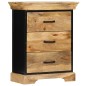 vidaXL Mueble con cajones madera maciza de mango 60x30x75 cm vidaXL Mueble con cajones madera maciza de mango 60x30x75 cm