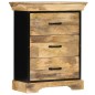 vidaXL Mueble con cajones madera maciza de mango 60x30x75 cm vidaXL Mueble con cajones madera maciza de mango 60x30x75 cm