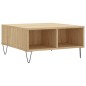 vidaXL Mesa de centro madera de ingeniería roble Sonoma 60x60x30 cm vidaXL Mesa de centro madera de ingeniería roble Sonoma 60x60x30 cm