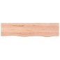 vidaXL Estante de pared madera de roble tratada marrón claro 80x20x2cm vidaXL Estante de pared madera de roble tratada marrón claro 80x20x2cm