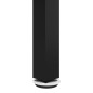vidaXL Mesa de centro vidrio templado negro y mármol blanco 70 cm vidaXL Mesa de centro vidrio templado negro y mármol blanco 70 cm