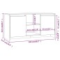 vidaXL Mueble de TV madera de ingeniería gris Sonoma 102x37,5x52,5 cm vidaXL Mueble de TV madera de ingeniería gris Sonoma 102x37,5x52,5 cm